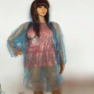 Rain Card Raincoat with Hood Pack of 3